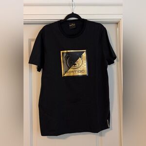 Bear Logo Black and Gold Men's T-Shirt